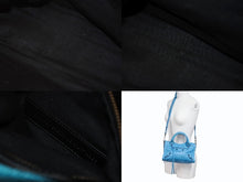 画像をギャラリービューアに読み込む, BALENCIAGA バレンシアガ ルシティ ショルダーバッグ ハンドバッグ 2way 8063952ABEK2910 レザー ブルー 美品 中古 4b005449
