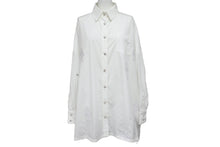 画像をギャラリービューアに読み込む, 新品未使用 CHROME HEARTS クロムハーツ 長袖シャツ MAHAL KITA SHIRT マハルキタシャツ レザーパッチ クロスボール サイズXS 54498