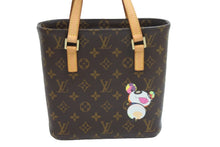 画像をギャラリービューアに読み込む, 極美品 LOUIS VUITTON ルイヴィトン 村上隆 ハンドバッグ ヴァヴァンPM モノグラムパンダ M51173 ブラウン ゴールド金具 中古 54529