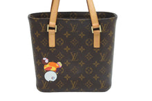 画像をギャラリービューアに読み込む, 極美品 LOUIS VUITTON ルイヴィトン 村上隆 ハンドバッグ ヴァヴァンPM モノグラムパンダ M51173 ブラウン ゴールド金具 中古 54529