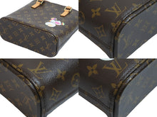 画像をギャラリービューアに読み込む, 極美品 LOUIS VUITTON ルイヴィトン 村上隆 ハンドバッグ ヴァヴァンPM モノグラムパンダ M51173 ブラウン ゴールド金具 中古 54529