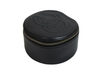 Load image into Gallery viewer, CHANEL シャネル ポーチ ミニバニティポーチ ココマーク ラムスキン ブラック ゴールド金具 美品 中古 54542