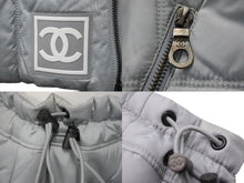 画像をギャラリービューアに読み込む, CHANEL シャネル カールラガーフェルドスカート ウォーム スポーツライン ココマーク P16393V09195 グレー 38 美品 中古 54546