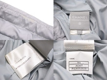 画像をギャラリービューアに読み込む, CHANEL シャネル カールラガーフェルドスカート ウォーム スポーツライン ココマーク P16393V09195 グレー 38 美品 中古 54546
