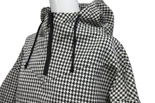 画像をギャラリービューアに読み込む, Christian Dior クリスチャンディオール オーバーサイズアノラック 017C10A2856 千鳥柄 モノクロ サイズXS 美品 中古 54549