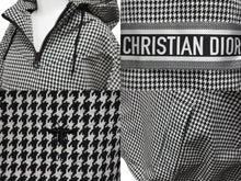画像をギャラリービューアに読み込む, Christian Dior クリスチャンディオール オーバーサイズアノラック 017C10A2856 千鳥柄 モノクロ サイズXS 美品 中古 54549