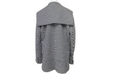 画像をギャラリービューアに読み込む, CHANEL シャネル ジャケット コート ハンブルグ ジグザグ P59081V39106 ブラック ホワイト サイズ40 シルバー金具 美品 中古 54596