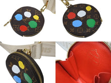 画像をギャラリービューアに読み込む, 新品同様 LOUIS VUITTON ルイヴィトン 草間彌生 ミュルティ ポシェット アクセソワール M46385 モノグラムキャンバス マルチカラー 中古 4b005471