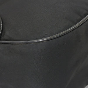 PRADA プラダ ワンショルダーバッグ トライアングルロゴ ナイロン ブラック シルバー金具 美品 中古 4a005473