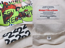 画像をギャラリービューアに読み込む, 極美品 RRR123 アルアルアル123 半袖Ｔシャツ Redemptor Mundi Tee ホワイト マルチカラー サイズM 中古 54748