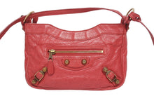 画像をギャラリービューアに読み込む, 極美品 BALENCIAGA バレンシアガ ジャイアントヒップ ショルダーバッグ 237203 5740 レザー レッド ゴールド金具 中古 4b005476