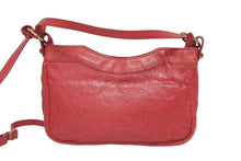 画像をギャラリービューアに読み込む, 極美品 BALENCIAGA バレンシアガ ジャイアントヒップ ショルダーバッグ 237203 5740 レザー レッド ゴールド金具 中古 4b005476