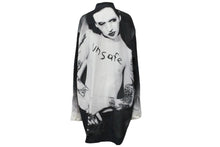 Load image into Gallery viewer, VETEMENTS ヴェトモン 長袖シャツ マリリンマンソンプリントオーバーサイズ ブラック サイズS 18AW UAH19SH301 美品 中古 54794