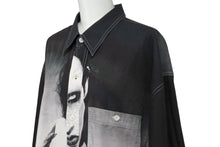Load image into Gallery viewer, VETEMENTS ヴェトモン 長袖シャツ マリリンマンソンプリントオーバーサイズ ブラック サイズS 18AW UAH19SH301 美品 中古 54794