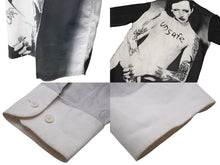 Load image into Gallery viewer, VETEMENTS ヴェトモン 長袖シャツ マリリンマンソンプリントオーバーサイズ ブラック サイズS 18AW UAH19SH301 美品 中古 54794