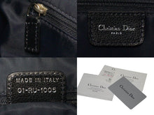 画像をギャラリービューアに読み込む, Christian Dior クリスチャンディオール トートバッグ フライトライン トロッター ネイビー オレンジ 01-RU-1005 美品 中古 54818