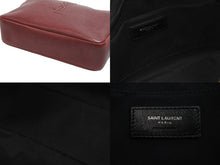 画像をギャラリービューアに読み込む, SAINT LAURENT PARIS サンローランパリ ショルダーバッグ フリンジ FLY470299 0517 ボルドー シルバー金具 美品 中古 54862