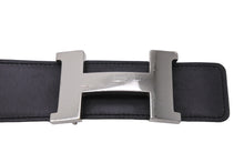 Load image into Gallery viewer, HERMES エルメス コンスタンス ベルト Hロゴ □P刻印 エプソン ボックスカーフ ブラック シルバー金具 サイズ90 美品 中古 54907