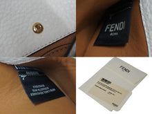 画像をギャラリービューアに読み込む, FENDI フェンディ ハンドバッグ マンマバケット 8BR600 ホワイト セレリア レザー ゴールド金具 美品 中古 54924