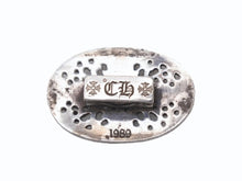 画像をギャラリービューアに読み込む, CHROME HEARTS クロムハーツ オーバルクロス ヘアゴム 重量約21.1g シルバー925 1989/.925刻印 美品 中古 4b005494