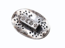 画像をギャラリービューアに読み込む, CHROME HEARTS クロムハーツ オーバルクロス ヘアゴム 重量約21.1g シルバー925 1989/.925刻印 美品 中古 4b005494