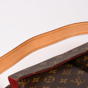 極美品 LOUISVUITTON ルイヴィトン ヴィヴァシテGM ワンショルダーバッグ M51163 モノグラム ブラウン ゴールド金具 中古 4a003180