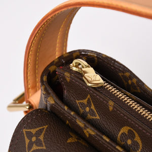 極美品 LOUISVUITTON ルイヴィトン ヴィヴァシテGM ワンショルダーバッグ M51163 モノグラム ブラウン ゴールド金具 中古 4a003180