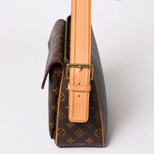 画像をギャラリービューアに読み込む, 極美品 LOUISVUITTON ルイヴィトン ヴィヴァシテGM ワンショルダーバッグ M51163 モノグラム ブラウン ゴールド金具 中古 4a003180