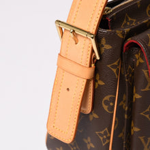 画像をギャラリービューアに読み込む, 極美品 LOUISVUITTON ルイヴィトン ヴィヴァシテGM ワンショルダーバッグ M51163 モノグラム ブラウン ゴールド金具 中古 4a003180