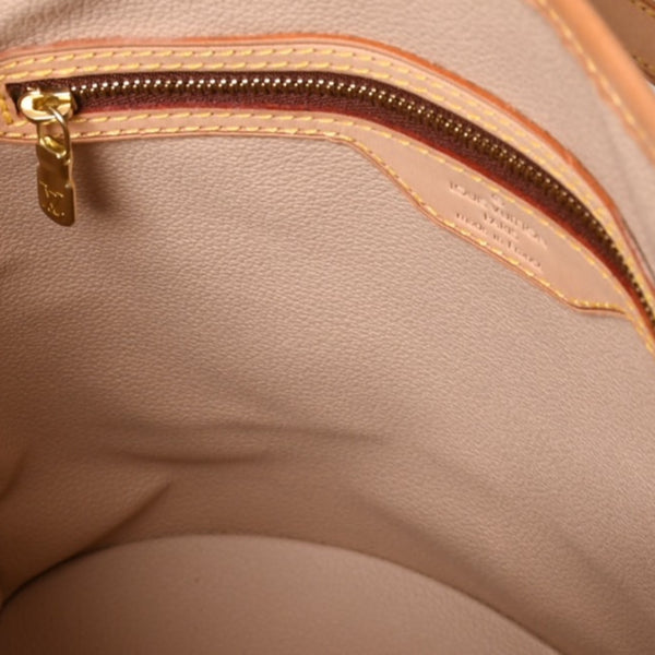 LOUIS VUITTON ルイヴィトン バケットPM ハンドバッグ M42238 モノグラム ブラウン レザー PVC ゴールド金具 美品 中古 4a003188