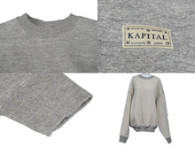 Load image into Gallery viewer, 新品未使用 KAPITAL キャピタル リバーシブル エルボーリップ スウェット グレー コットン サイズ4 K2210LC104 中古 55006