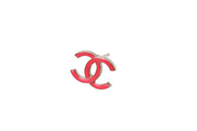 画像をギャラリービューアに読み込む, 極美品 CHANEL シャネル ココマーク ピアス A22C刻印 ネオンピンク ゴールド金具 中古 55018