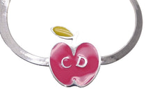 画像をギャラリービューアに読み込む, Christian Dior クリスチャンディオール ブレスレット りんご CDロゴ 金属素材 ピンク イエロー シルバー 11.3g 美品 中古 55116