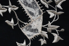 画像をギャラリービューアに読み込む, 極美品 JOHN GALLIANO ジョンガリアーノ 半袖Ｔシャツ トップス リボン刺繍 レース 3A12051197 コットン ブラック S 中古 55127