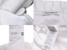 画像をギャラリービューアに読み込む, DOLCE&amp;GABBANA ドルチェアンドガッバーナ タイトスカート セミフレアスカート 薔薇 マーガレット 膝上 11/12 美品 中古 55133