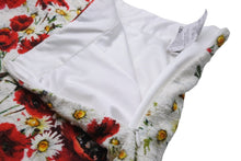 画像をギャラリービューアに読み込む, DOLCE&amp;GABBANA ドルチェアンドガッバーナ タイトスカート セミフレアスカート 薔薇 マーガレット 膝上 11/12 美品 中古 55133