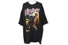 画像をギャラリービューアに読み込む, USHER アッシャー 半袖Tシャツ ラップT プリントT トップス R&amp;B U Got It Bad コットン ブラック XL ユニセックス 美品 中古 55145