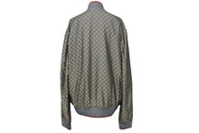 画像をギャラリービューアに読み込む, GUCCI グッチ ブルゾン ナイロン GG柄 ジップアップジャケット ベージュ size52 232050 Z7313 シルバー金具 美品 中古 55164