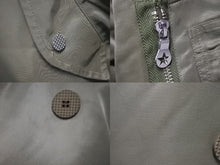 画像をギャラリービューアに読み込む, PHENOMENON フェノメノン MA-1ジャケット 2013年AW 38 M ナイロン ポリエステル グリーン オレンジ シルバー金具 美品 中古 55207