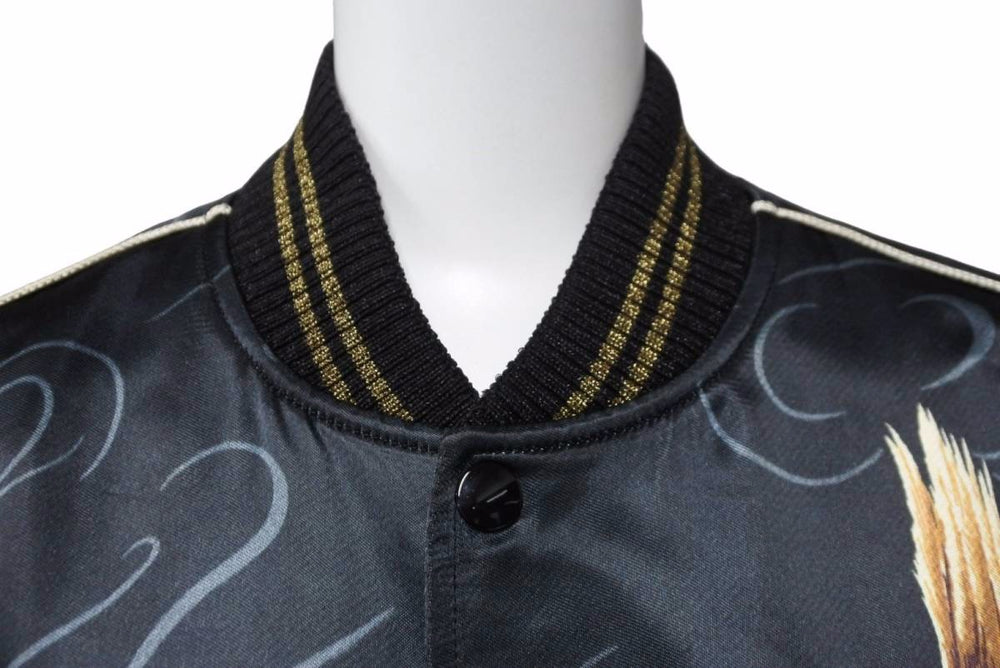 SAINT LAURENT Saint Laurent 16SS Eagle Tiger Sukajan Blouson 416035 Teddy Jacket Size 42 Good Used 55208