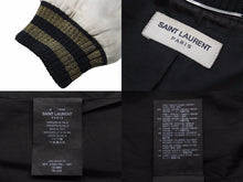 画像をギャラリービューアに読み込む, SAINT LAURENT サンローラン 16SS イーグルタイガー スカジャン ブルゾン 416035 テディジャケット サイズ42 良品 中古 55208