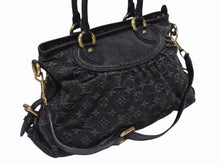 Load image into Gallery viewer, 極美品 LOUIS VUITTON ルイヴィトン ネオカヴィMM ハンドバッグ M95351 モノグラムデニム レザー 2WAY ゴールド金具 中古 4b005521