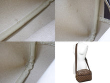 画像をギャラリービューアに読み込む, LOUIS VUITTON ルイヴィトン ショルダーバッグ リポーター PM ダミエ SPO N45253 ブラウン ゴールド金具 美品 中古 4c054743