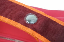 Load image into Gallery viewer, 極美品 HERMES エルメス ハンドバッグ ブリッドアブラックＧＭ ジグザグ ピンク ボルドー オレンジ シルバー金具 中古 55233