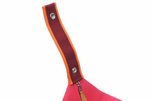 Load image into Gallery viewer, 極美品 HERMES エルメス ハンドバッグ ブリッドアブラックＧＭ ジグザグ ピンク ボルドー オレンジ シルバー金具 中古 55233