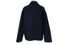 画像をギャラリービューアに読み込む, 新品同様 HERMES エルメス ジャケット コート ネイビー カシミヤ サイズ36 *17-7102 フランス製 中古 55270