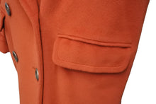 画像をギャラリービューアに読み込む, MAX MARA マックスマーラ コート ロングコート ジャケット オレンジ ウール レディース サイズ38 美品 中古 55272