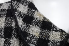 画像をギャラリービューアに読み込む, CHANEL シャネル ジャケットツイードジャケット ブラック ホワイト ココマーク ココボタン ブラック ホワイト 中古 55281