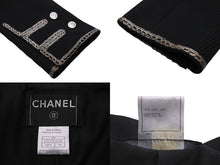 画像をギャラリービューアに読み込む, CHANEL シャネル ジャケット ココマークボタン ナポレオン 06P P28757V18249 ブラック コットン サイズ36 良品 中古 55299