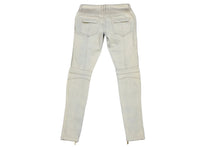 Load image into Gallery viewer, BALMAIN バルマン デニムパンツ デニム パンツ スキニー バイカーデニム サイドジップ サイズ36 美品 中古 55311